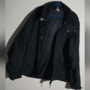 Decathlon Men's Classic Black Windbreaker
